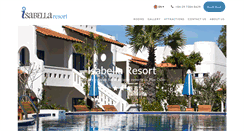 Desktop Screenshot of isabellaresort.com